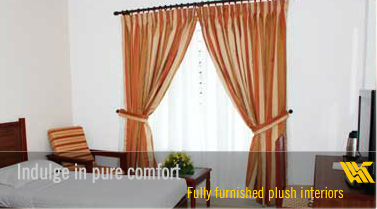 Indulge in full comfort-Fully furnised plush -Kallada Hotels interiors